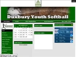 Sites similar to duxburyyouthsoftball.org
