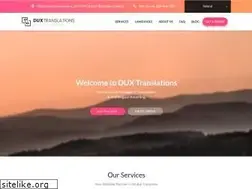 Sites similar to duxtranslations.com