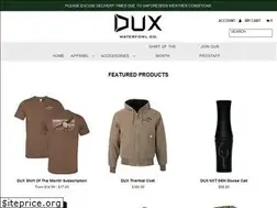 Sites similar to duxwaterfowl.com