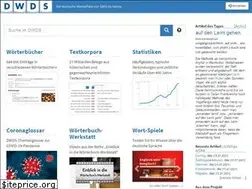 Sites similar to dwds.de