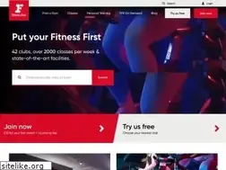 Sites similar to dwfitnessfirst.com
