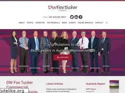Sites similar to dwfoxtucker.com.au