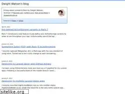 Sites similar to dwightwatson.com