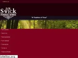 Sites similar to dwswickfuneralhome.com
