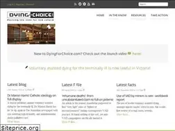 Sites similar to dyingforchoice.com