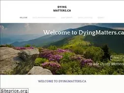 Sites similar to dyingmatters.ca