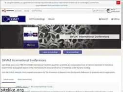 Sites similar to dymat-proceedings.org
