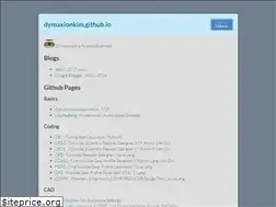 Sites similar to dymaxionkim.github.io
