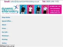 Sites similar to dynamicembroidery.co.uk