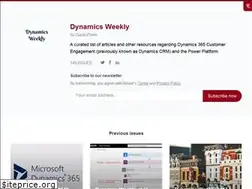 Sites similar to dynamicsweekly.com