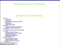 Sites similar to dynamicweighttraining.com