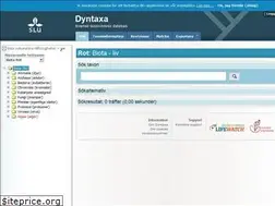 Sites similar to dyntaxa.se