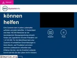 Sites similar to dystonieinfo.de
