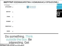 Sites similar to dziennikarstwo.uni.wroc.pl