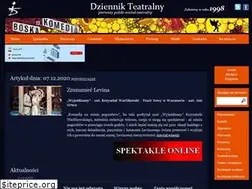 Sites similar to dziennikteatralny.pl