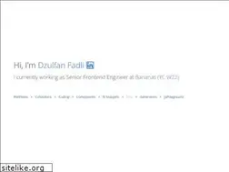 Sites similar to dzulfanfadli.com