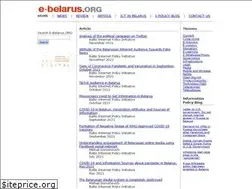 Sites similar to e-belarus.org