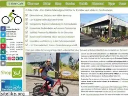 Sites similar to e-bike-cafe.de