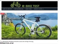 Sites similar to e-bike-test.org