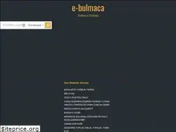Sites similar to e-bulmaca.com