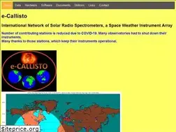 Sites similar to e-callisto.org