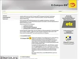 Sites similar to e-campus-bw.de