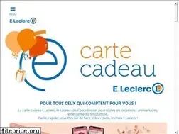 Sites similar to e-cartecadeauleclerc.fr