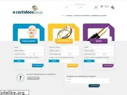 Sites similar to e-certidoes.com.br