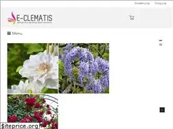 Sites similar to e-clematis.com