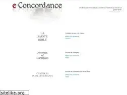 Sites similar to e-concordance.org