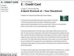 Sites similar to e-creditcard.info