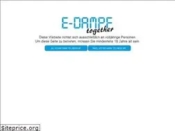 Sites similar to e-dampf-together.de