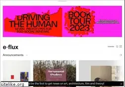 Sites similar to e-flux.com
