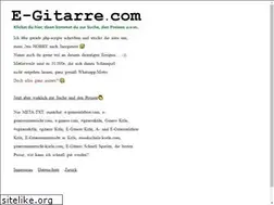 Sites similar to e-gitarre.com