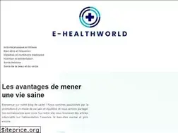 Sites similar to e-healthworld.com