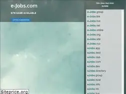 Sites similar to e-jobs.com