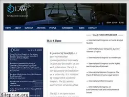 Sites similar to e-journaloflaw.org