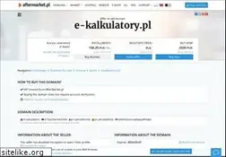 Sites similar to e-kalkulatory.pl