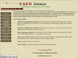 Sites similar to e-kemsciences.com