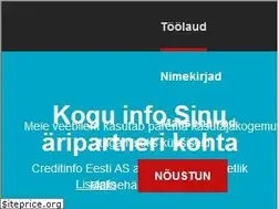Sites similar to e-krediidiinfo.ee