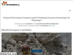 Sites similar to e-kruszywo.pl