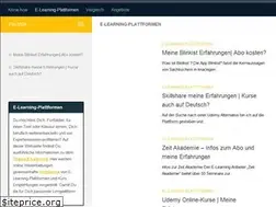 Sites similar to e-learning-plattformen.de