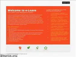 Sites similar to e-leave.info