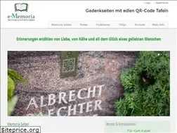 Sites similar to e-memoria.de