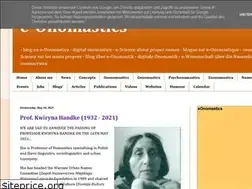 Sites similar to e-onomastics.blogspot.com