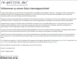 Sites similar to e-politik.de