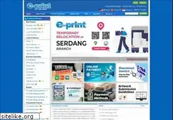 Sites similar to e-print.my
