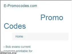 Sites similar to e-promocodes.com