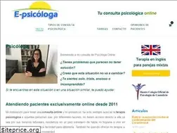 Sites similar to e-psicologa.com