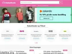 Sites similar to e-rabattkode.no